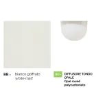 Lampa de gradina alb din aluminiu cu 1 lumina produsa in Italia, Anusca Viadurini