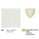 Lampa de gradina alb din aluminiu cu 1 lumina produsa in Italia, Anusca Viadurini