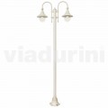Lampa de grădină realizată cu aluminiu turnat sub formă de alb, fabricată Italia, Anusca