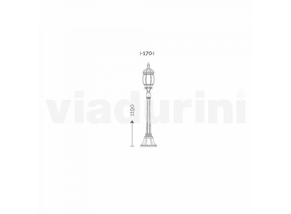 Lampa de gradina din aluminiu turnat in Italia, Anika Viadurini