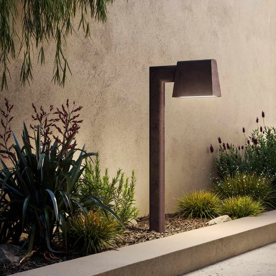 Lampă de exterior din metal maro antic 2 înălțimi - Saint Tropez de Il Fanale Viadurini