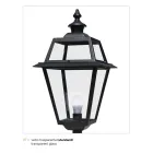 Lampa de gradina cu 2 lumini din aluminiu si sticla Made in Italy - Vivian Viadurini
