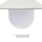 Lampa de gradina cu 3 lumini din aluminiu Made in Italy - Cassandra Viadurini