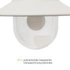 Lampa de gradina cu 3 lumini din aluminiu Made in Italy - Cassandra Viadurini