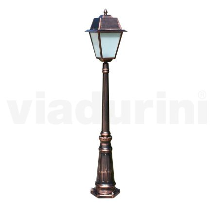 Lampa de gradina in stil vintage din aluminiu si sticla Made in Italy - Doroty Viadurini