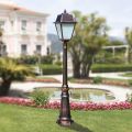 Lampa de gradina in stil vintage din aluminiu si sticla Made in Italy - Doroty