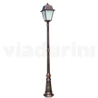 Lampa de gradina in stil vintage din aluminiu si sticla Made in Italy - Doroty Viadurini