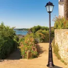 Lampa de gradina in stil vintage din aluminiu si sticla Made in Italy - Doroty Viadurini