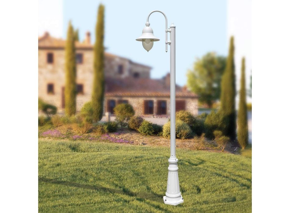 Lampa de gradina in stil vintage din aluminiu Made in Italy - Cassandra Viadurini