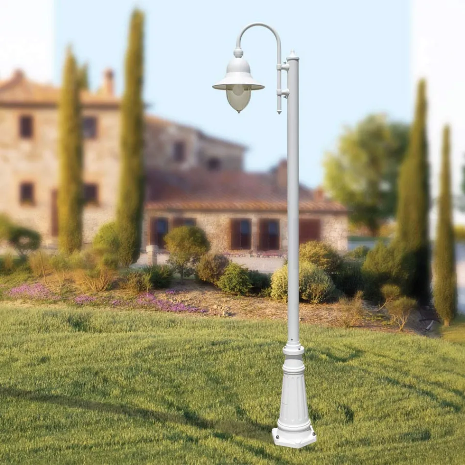 Lampa de gradina in stil vintage din aluminiu Made in Italy - Cassandra Viadurini