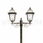 Lampă de exterior cu două lămpi din aluminiu realizată în Italia, Kristel Viadurini