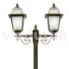 Lampă de exterior cu două lămpi din aluminiu realizată în Italia, Kristel Viadurini