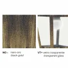 Lampă de exterior cu două lămpi din aluminiu realizată în Italia, Kristel Viadurini
