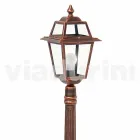 Stâlp de lampă exterior din aluminiu turnat în Italia, Kristel Viadurini