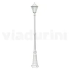 Lampă de exterior vintage din aluminiu alb Made in Italy - Terella Viadurini
