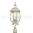 Lampa stradala in stil vintage din aluminiu alb Made in Italy - Dodo Viadurini