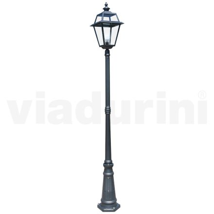 Lampă în stil vintage din aluminiu și sticlă Made in Italy - Vivian Viadurini