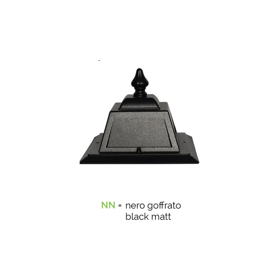 Lampă vintage cu 2 lumini din aluminiu și sticlă Made in Italy - Doroty Viadurini