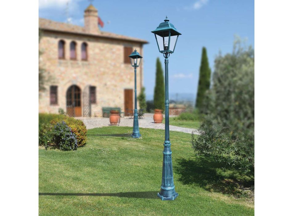Lampa de exterior vintage din aluminiu Made in Italy - Bonaria Viadurini