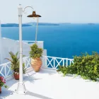 Lampă vintage din aluminiu cu difuzor din alamă Made in Italy - Adela Viadurini