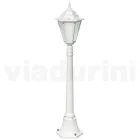 Lampă de exterior vintage din aluminiu alb Made in Italy - Terella Viadurini
