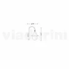 Fereastra de perete pentru uz exterior în aluminiu produs în Italia, Anusca Viadurini