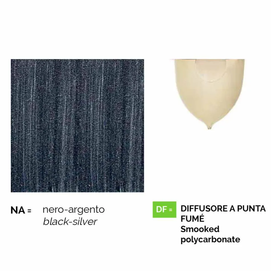 Fereastra de perete pentru uz exterior în aluminiu produs în Italia, Anusca Viadurini