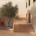 Lanternă de exterior din alamă, fabricată în Italia - însorită Viadurini