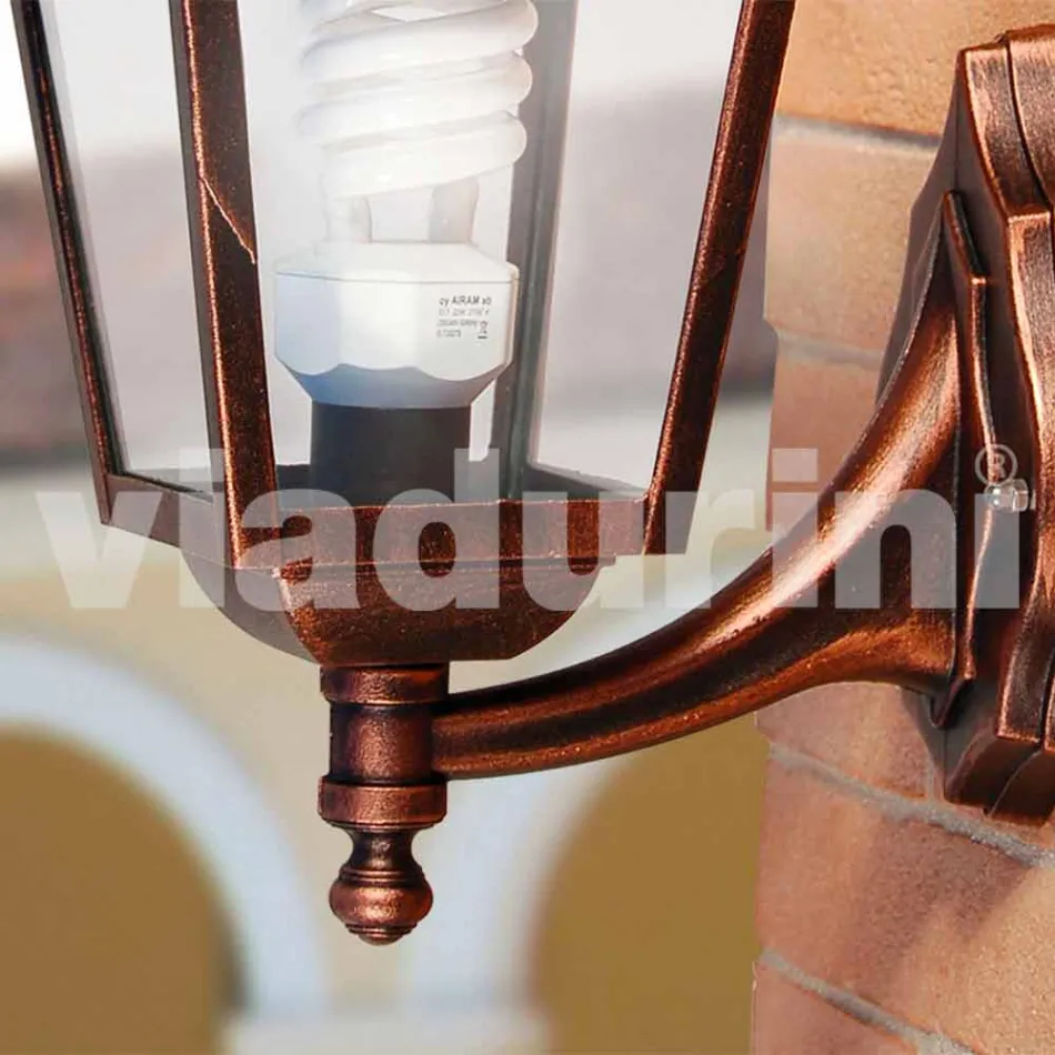 Wall lanterna din aluminiu din Italia, Aquilina Viadurini