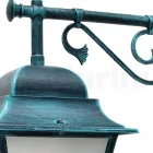 Lanterna de perete de exterior din aluminiu si sticla sablata - Alchimist Viadurini