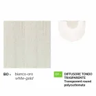 Anusca felinar de perete pentru utilizare în exterior în aluminiu alb făcut în Italia Viadurini