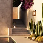 Lanterna de perete exterior din fier sau alamă Il Fanale Viadurini