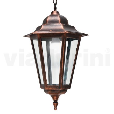 Lanternă de exterior în stil vintage din aluminiu, fabricată în Italia - Janira Viadurini