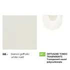 Lanterna de gradina de perete din aluminiu alb fabricata in Italia, Anusca Viadurini