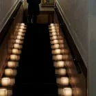 Lanternă parfumată din ceară cu efect zgâriat cu caniculă Made in Italy - Famme Viadurini