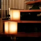 Lanternă parfumată din ceară cu efect zgâriat cu caniculă Made in Italy - Famme Viadurini