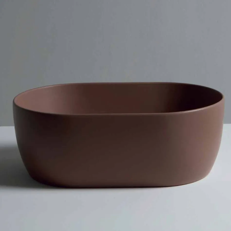 Lavoar 45x32cm blatul de ceramica Italia Steaua a făcut, design modern Viadurini