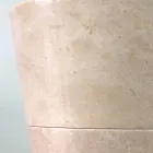 Igor chiuvetă pictată manual, alb lucioasă, conică Viadurini