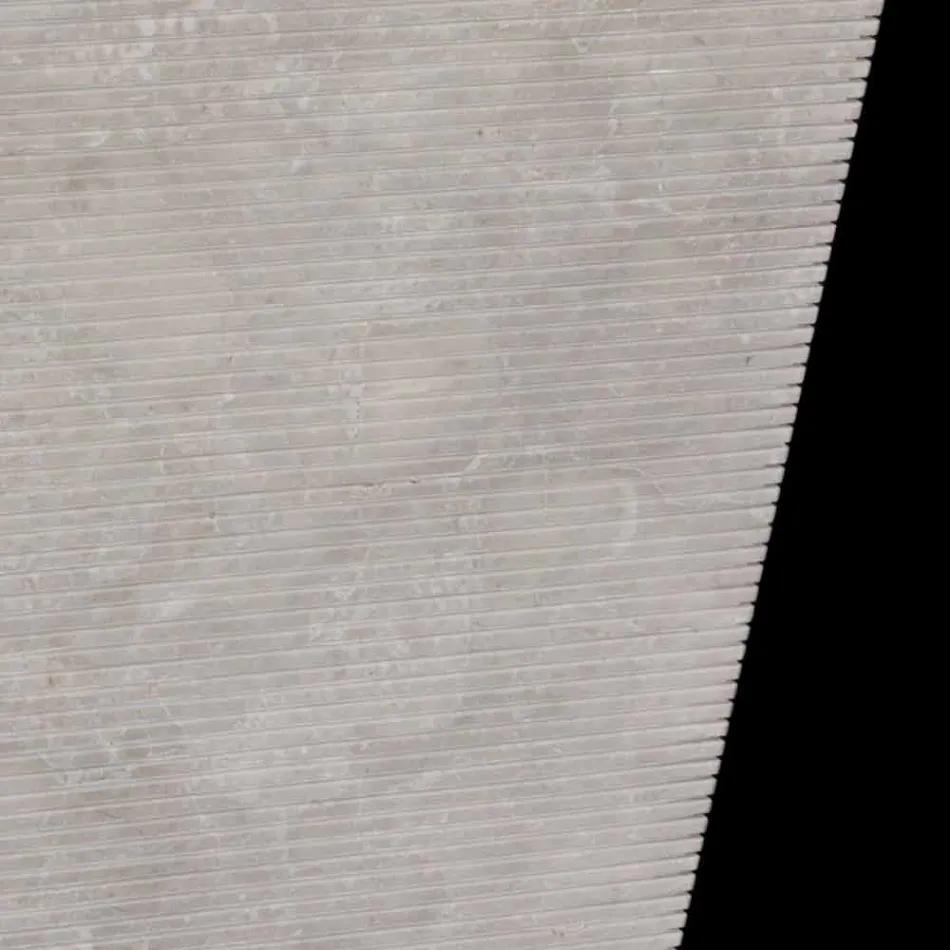 Chiuveta de chiuveta din piatra naturala Alb, manual Viadurini