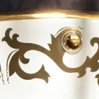 Built-in lavoar decorate în argila de foc și aur făcut în Italia, Otis Viadurini