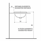 Built-in chiuveta încorporată în stil baroc din argilă din Italia, Otis Viadurini