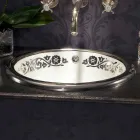 Built-in chiuveta încorporată în stil baroc din argilă din Italia, Otis Viadurini