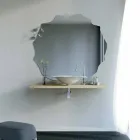 Chiuveta de design modern, în formă de frunză de Faruglium Viadurini