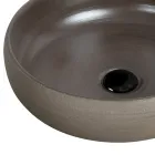 Lavoar pentru baie pe blat din argilă refractară Made in Italy - Diego Viadurini