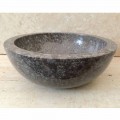 Levi chiuvetă din piatră naturală de culoare gri, design modern