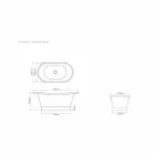 baie Chiuvetă pentru suport de cupru și tinplate Cala Viadurini