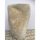 Design baie chiuveta din piatra naturala Marea, piesa unica Viadurini