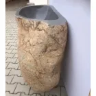 Design baie chiuveta din piatra naturala Marea, piesa unica Viadurini