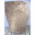 Design baie chiuveta din piatra naturala Marea, piesa unica Viadurini