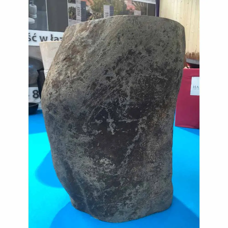 Design baie chiuveta din piatra naturala Marea, piesa unica Viadurini